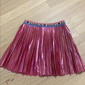 Pink Pleated Skirt